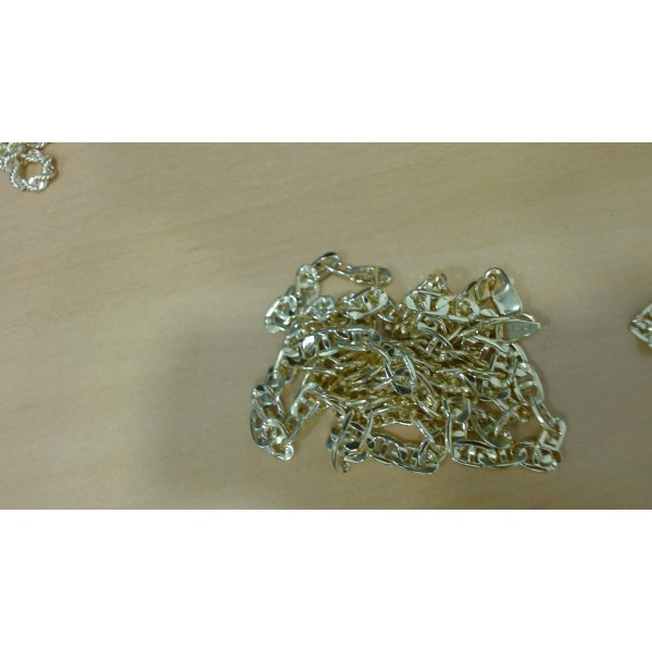 Cadena cadena eslabones de oro 18k 60 cm